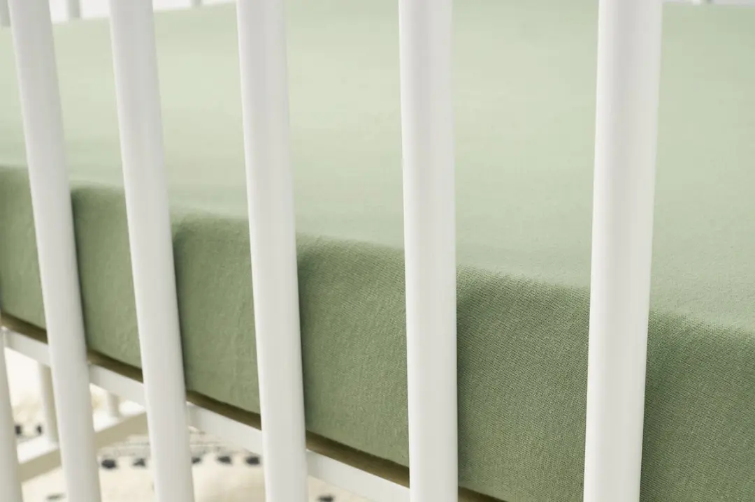 Meyco Baby Uni Hoeslaken Boxmatras 75x95cm - Olive Green