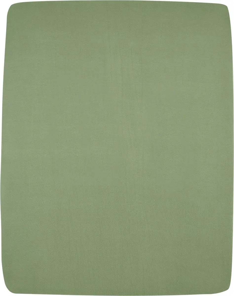 Meyco Baby Uni Hoeslaken Boxmatras 75x95cm - Olive Green
