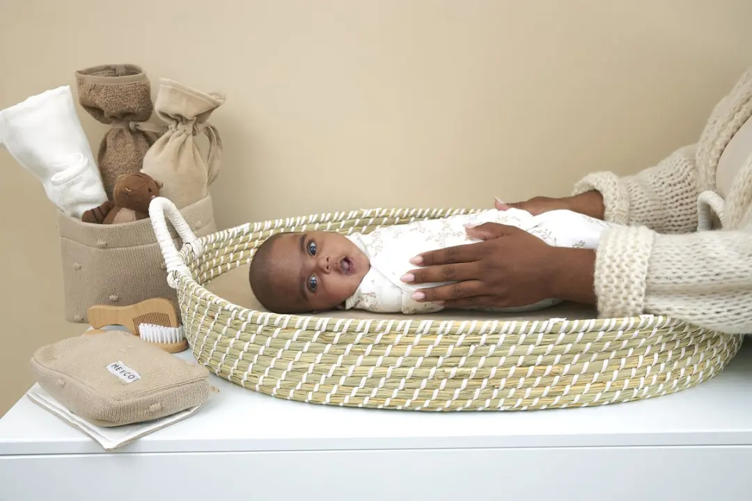 Meyco Baby SwaddleMeyco Inbakerdoek Branches Sand - 0-3 maanden - 1.0 TOG