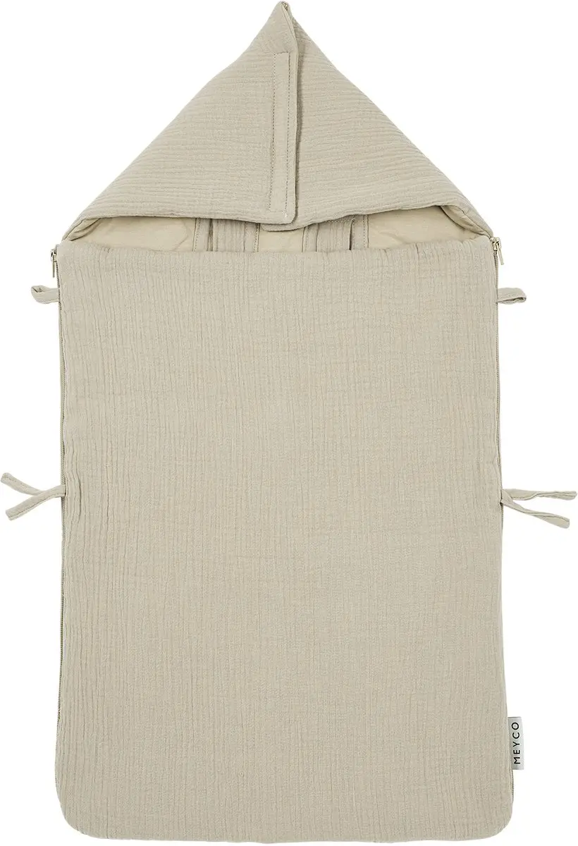 Meyco Baby Uni Voetenzak Sand 40x82cm