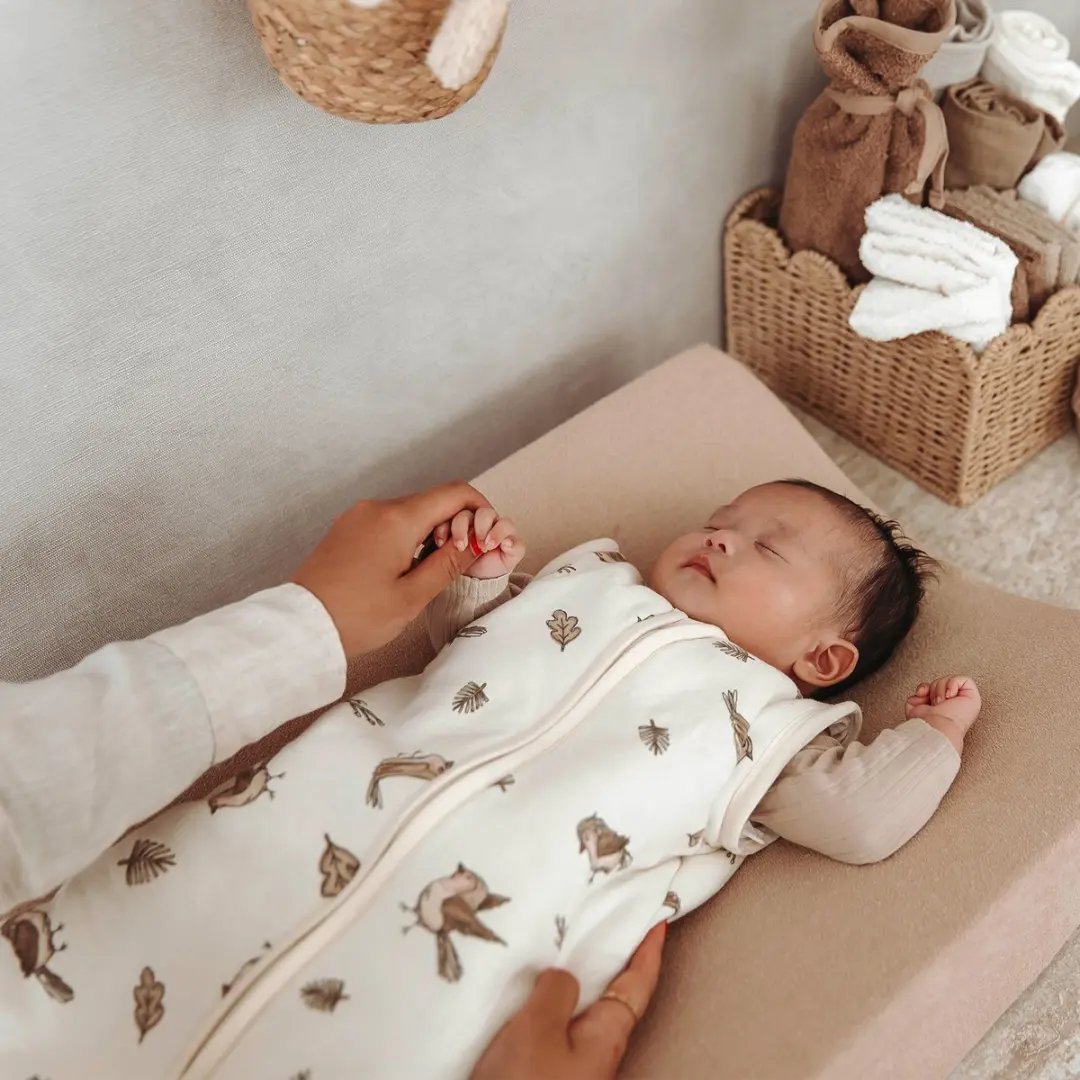 Meyco Baby Uni Aankleedkussenhoes Sand - 50x70cm