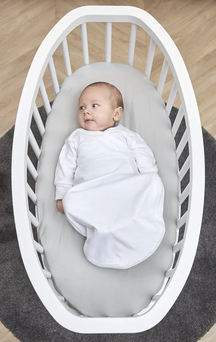 Meyco Baby Uni Hoeslaken Wieg - Light Grey 40x80/90cm