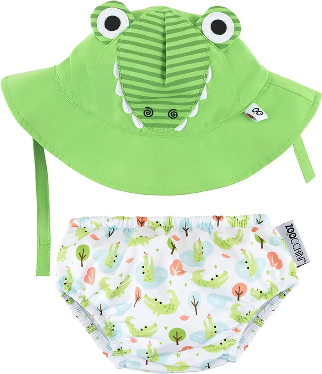 Zoocchini UV Zwemluier Set Aidan the Alligator