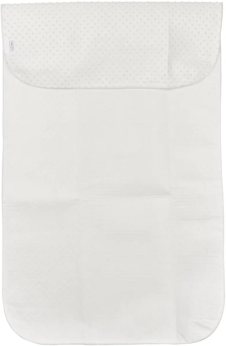 Meyco Baby Noppen Matrasdek Antislip 60x120cm - Wit