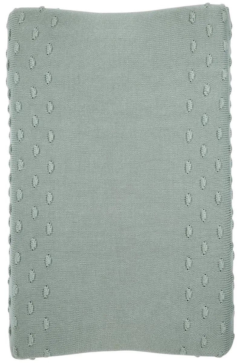Meyco Baby Knots Aankleedkussenhoes 50x70cm - Groen
