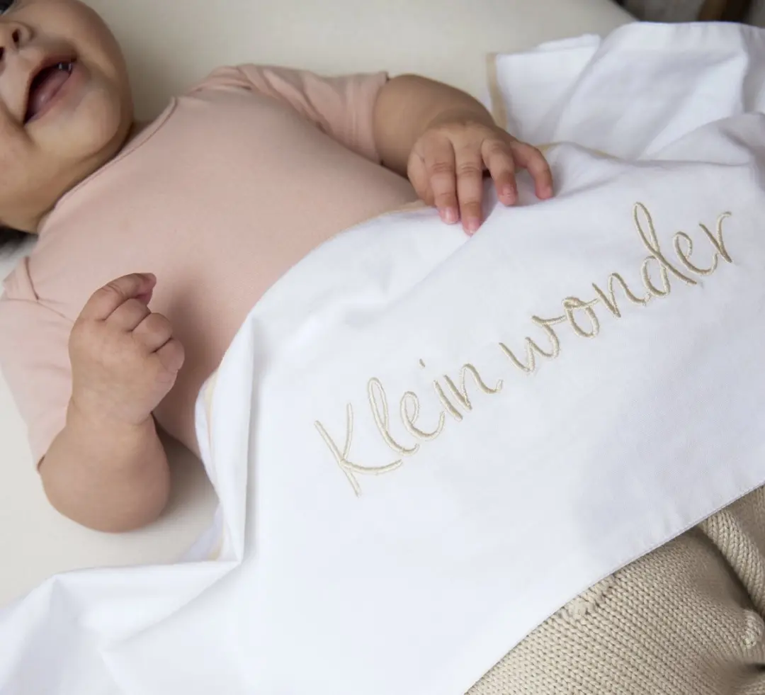 Meyco Baby Klein Wonder Ledikantlaken 100x150cm - Soft Sand