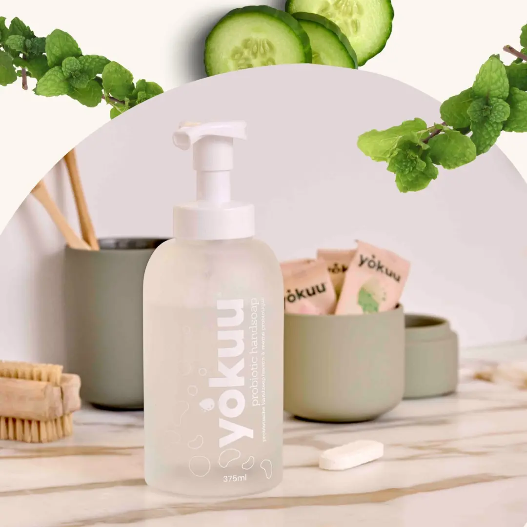 Yokuu Probiotische Vegan Handzeep Komkommer & Munt - 1125ml
