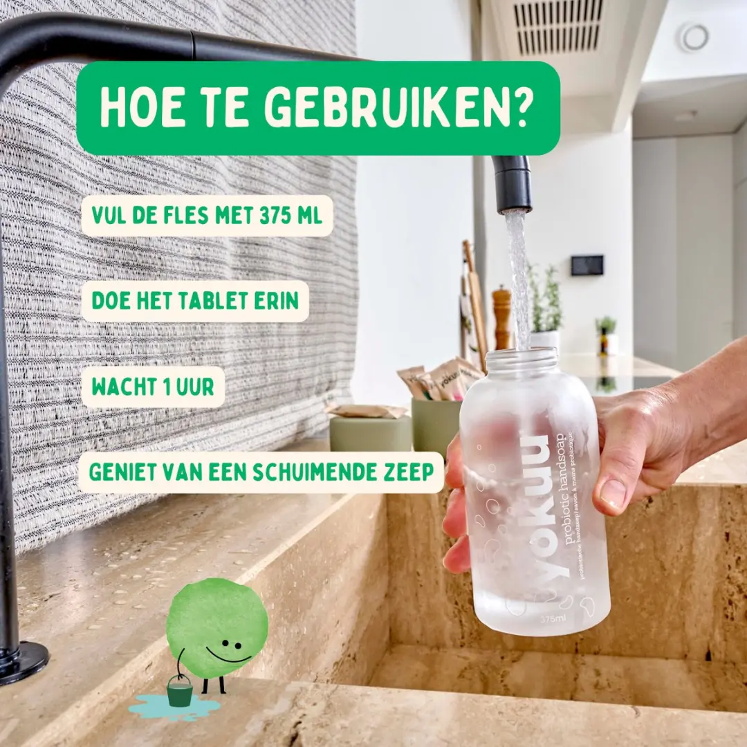 Yokuu Probiotische Vegan Handzeep Komkommer & Munt