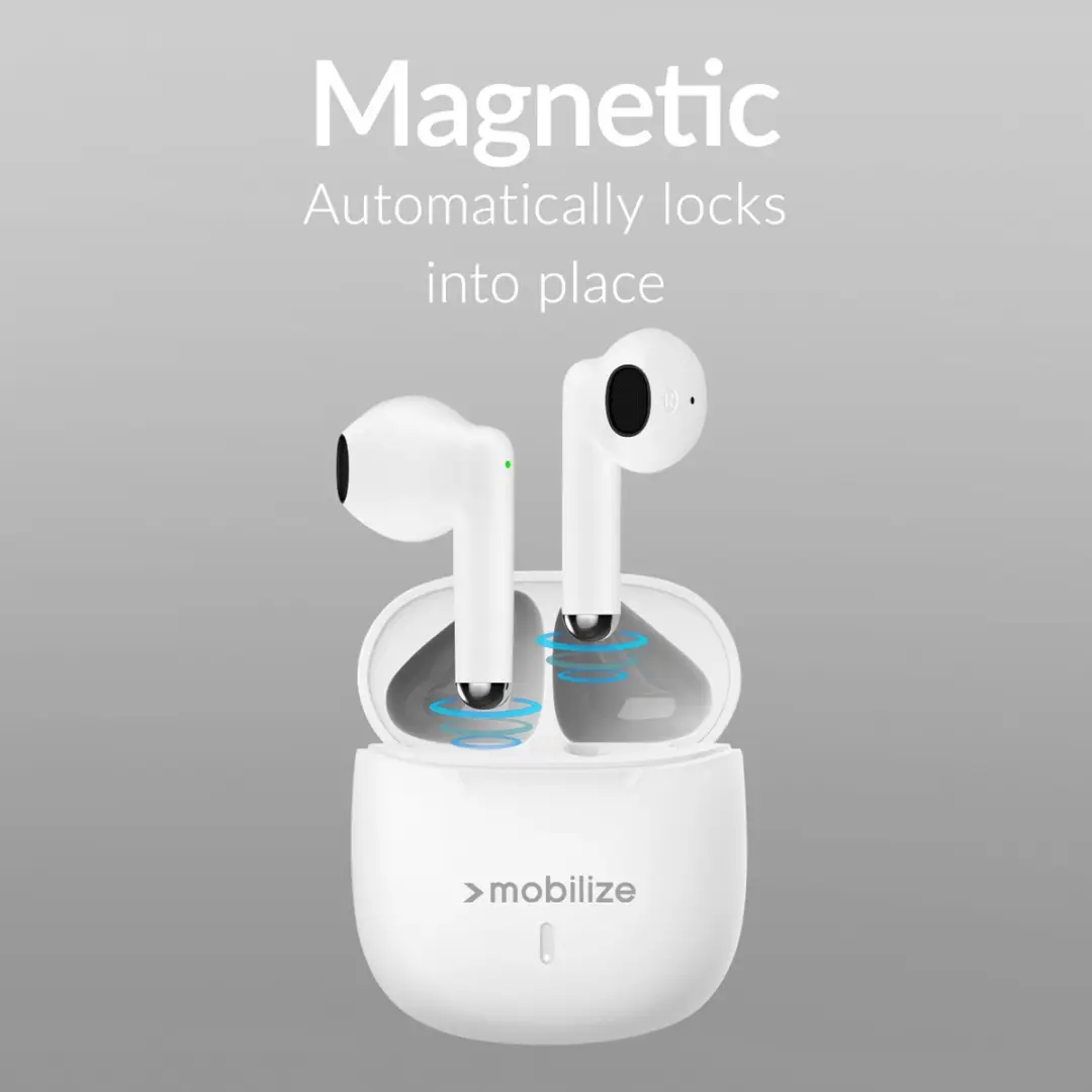 Mobilize TWS Earbuds MOB-TWSE-001W - Wit
