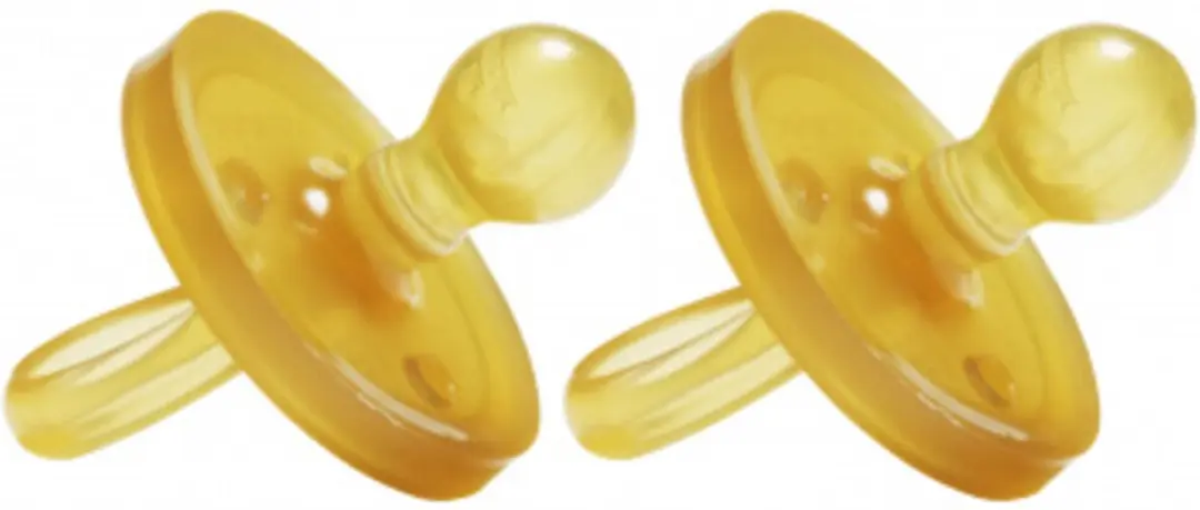 Natursutten Rubberen Fopspeen Rond Schild Kers - 0-6 Maanden - 2 Stuks - afbeelding 6 van 6