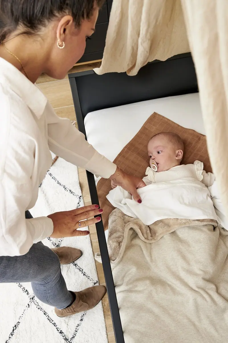 Meyco Baby Knit Basic Wiegdeken 75x100cm - 2.0 TOG - Sand Melange