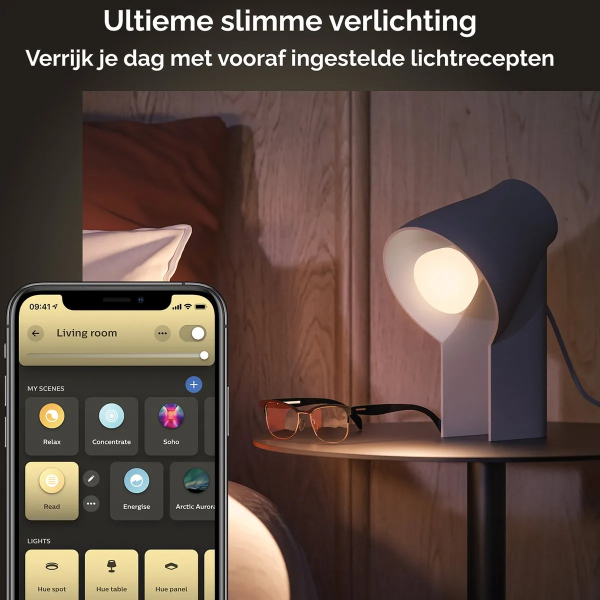 Philips Hue Starterkit 2 Lampen E27 - 1100lm - Incl. Bridge & Dimmer