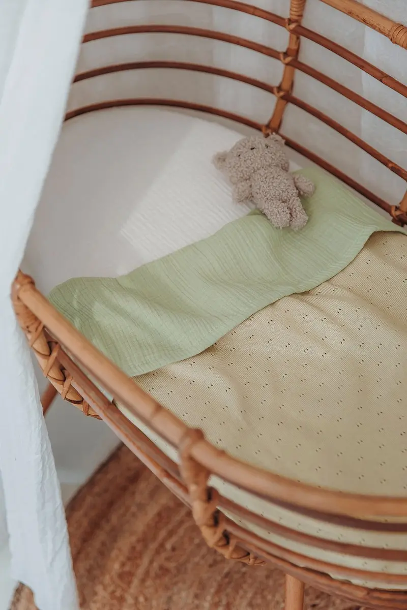 Meyco Baby Uni Hoeslaken Wieg 40x80cm - Offwhite