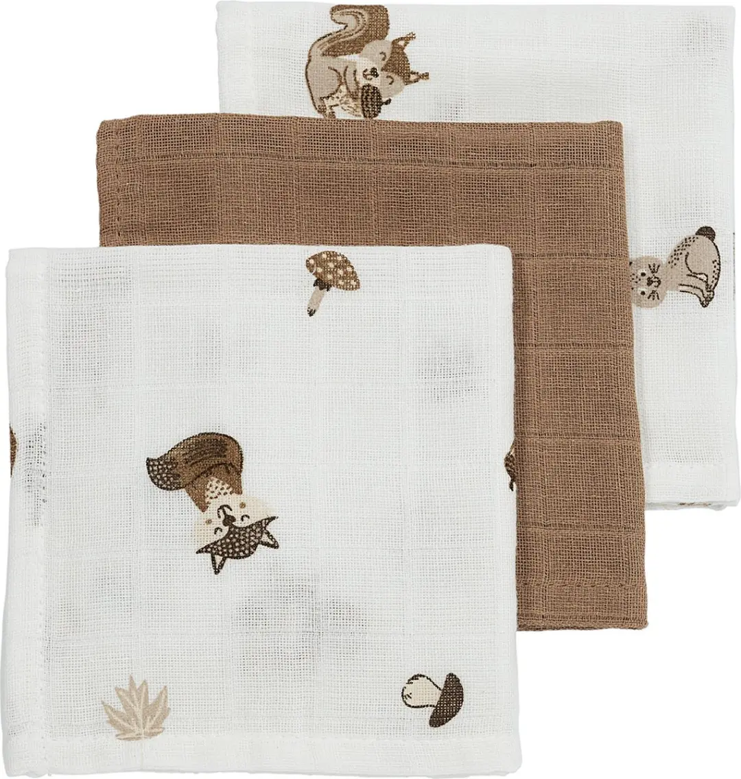 Meyco Baby Forest Animals Monddoekjes 30x30cm