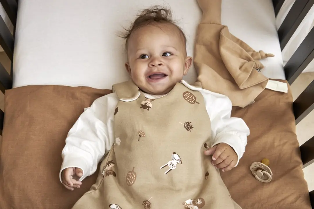Meyco Baby Forest Animals Slaapzak - 62/68 - 2.5 TOG - Sand