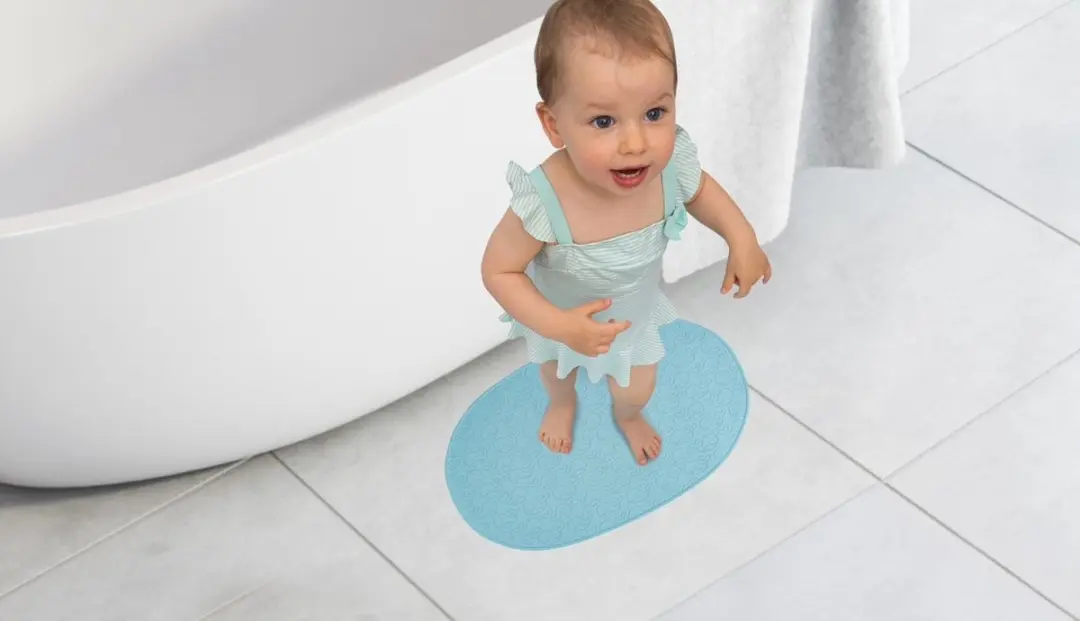 Reer My Happy Bath Mat Anti-slip - 42x25cm - Blauw