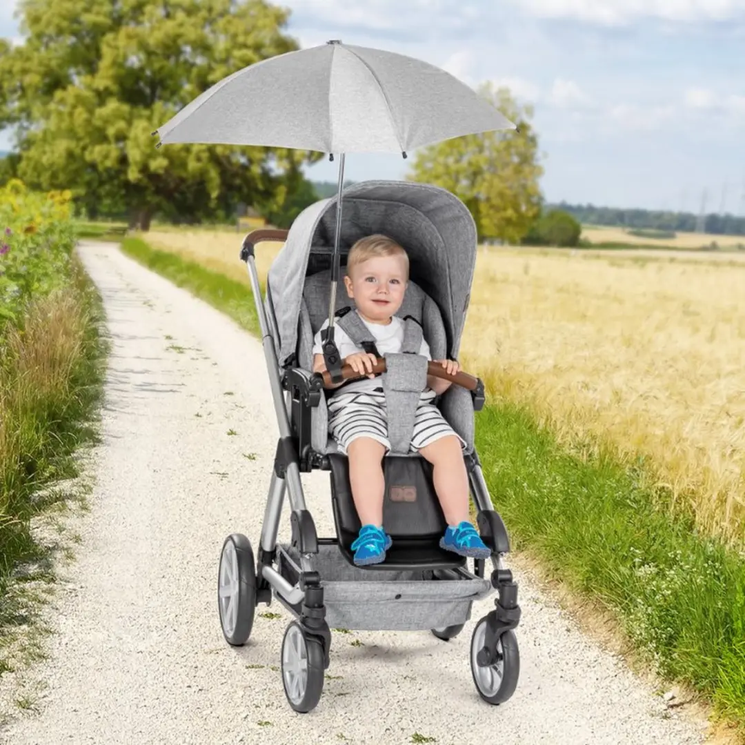 Reer ShineSafe Kinderwagenparasol - Grijs