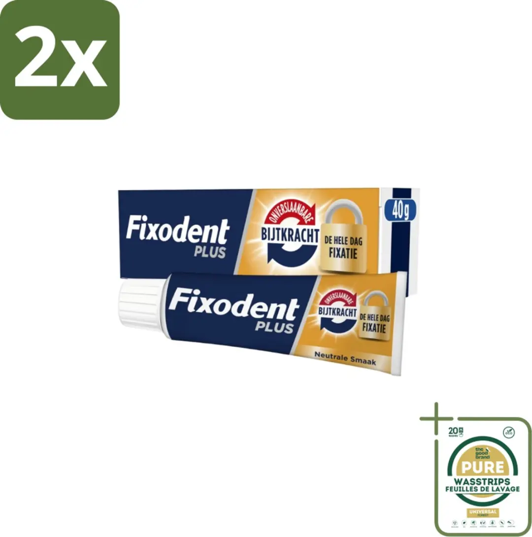Fixodent Kleefpasta Plus Dual Power 80g