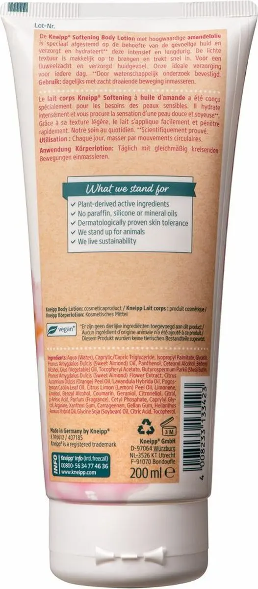 Kneipp Bodylotion Amandelbloesem 200ml - 6 Stuks