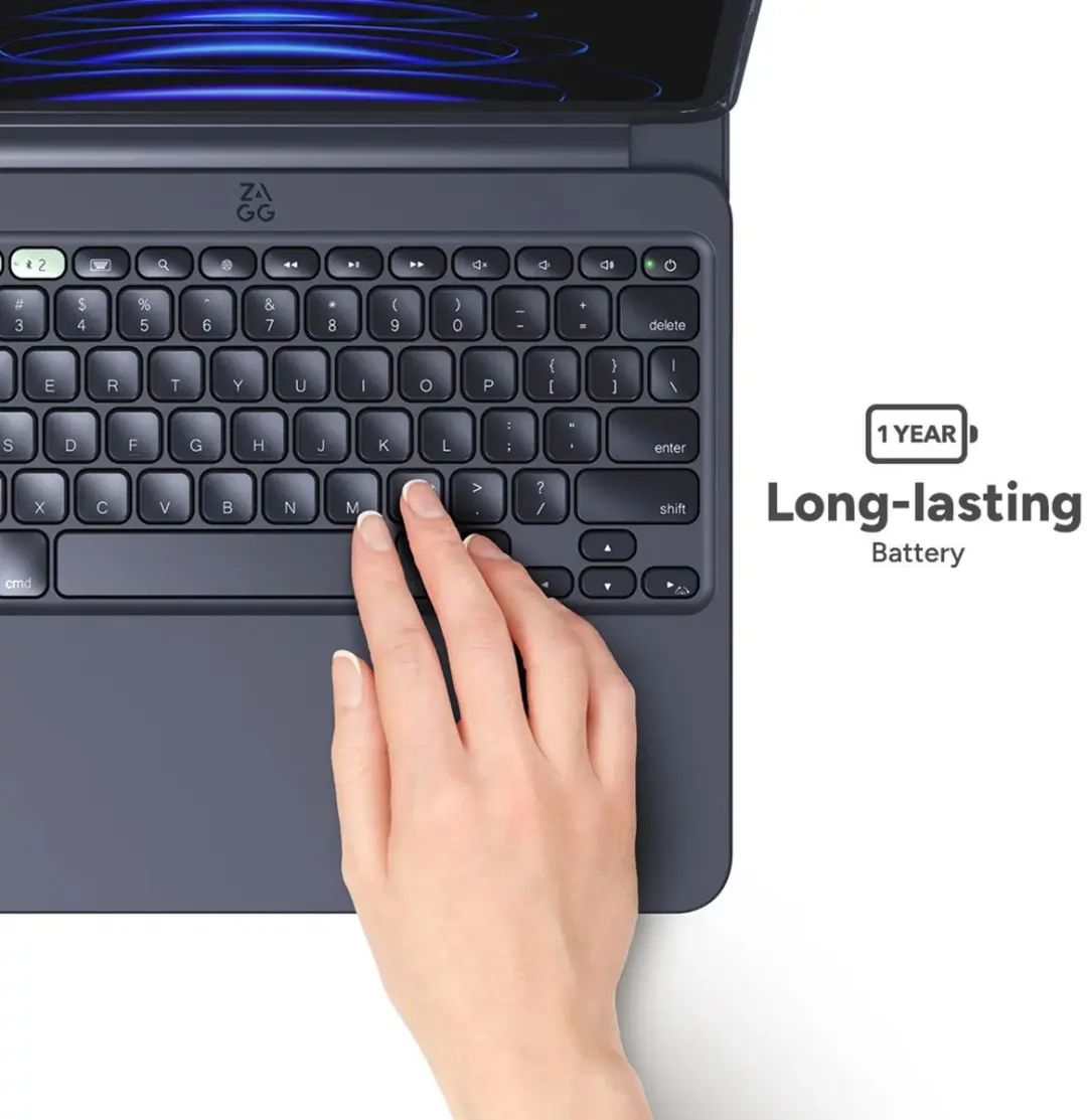 ZAGG Pro Keys 2 103414639 Bluetooth Keyboard Case - iPad Air 10.9/11 Zwart
