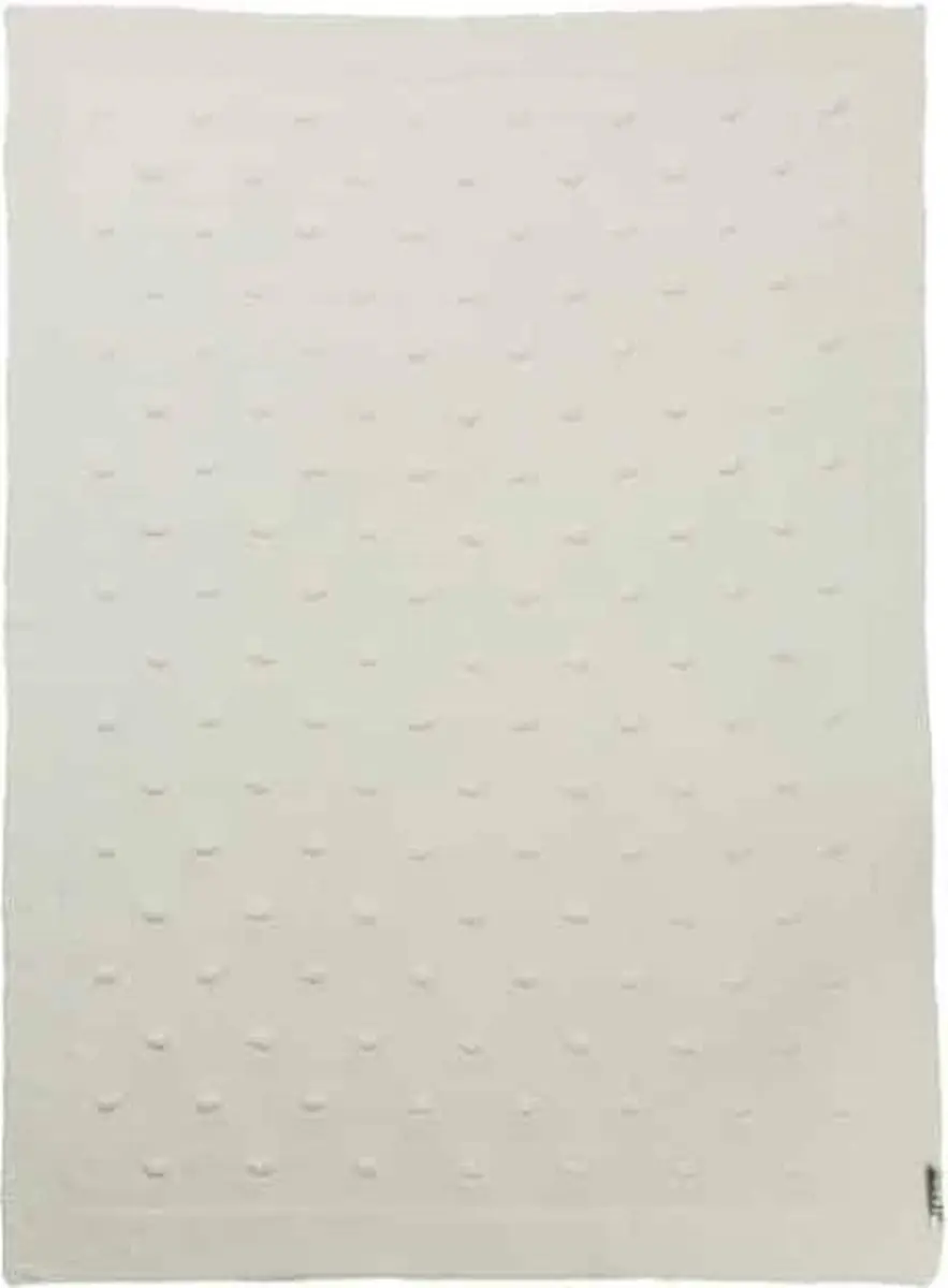 Meyco Baby Knots Ledikantdeken 1.0 TOG - 100x150cm - Offwhite