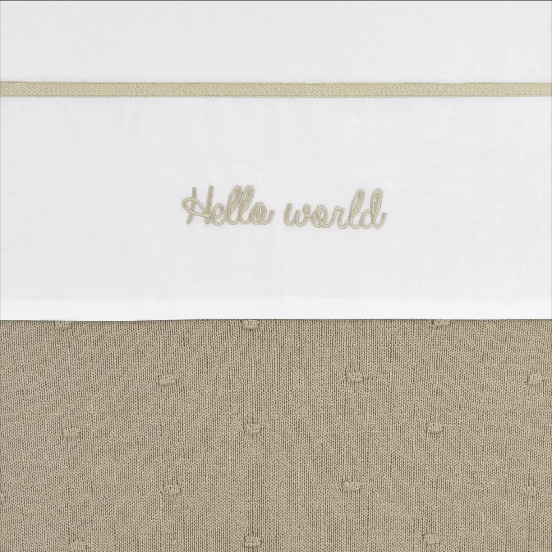 Meyco Baby Hello World Wiegaken 75x100cm
