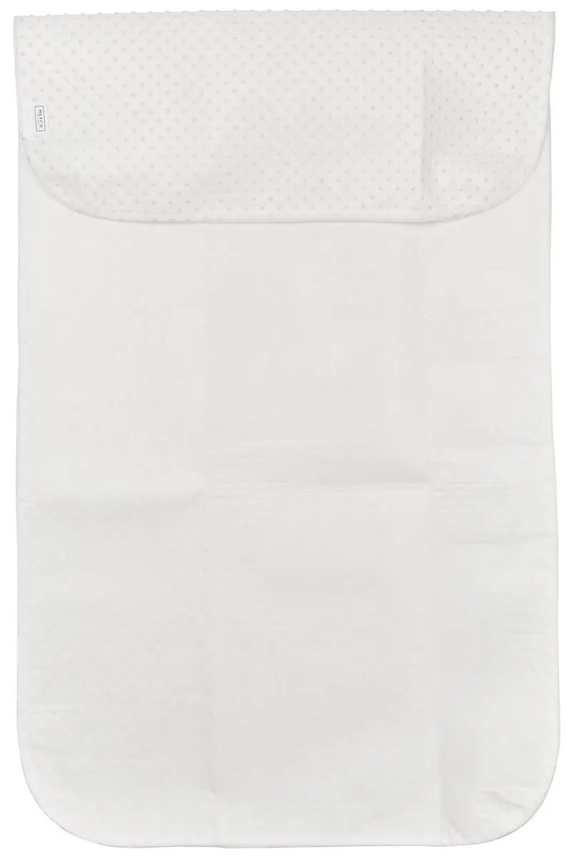 Meyco Baby Noppen Matrasdek Junior 70x140cm - Wit