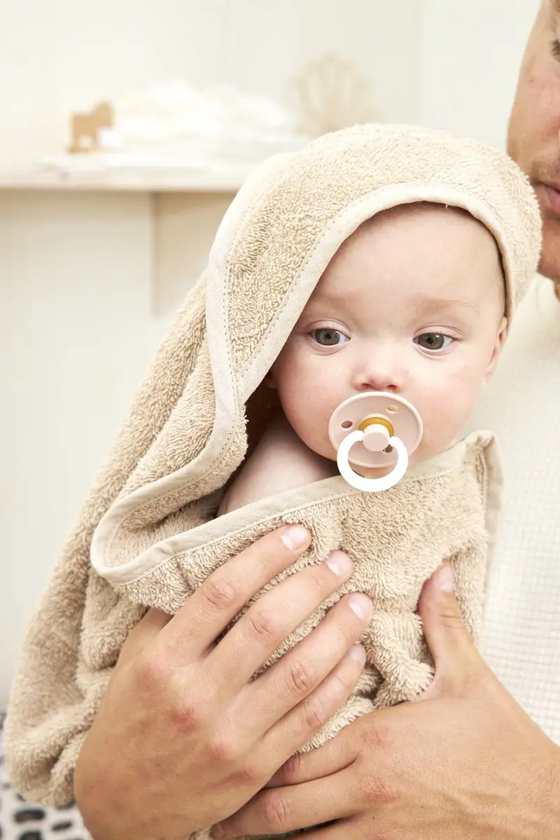 Meyco Baby Badcape Sand 75x75cm