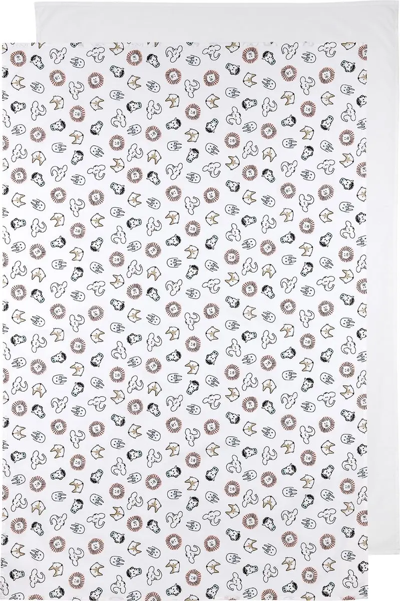 Meyco Baby Animal/Uni WiegLaken 2-pack