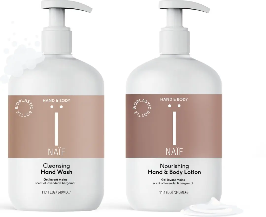 Naïf Handzeep & Bodylotion Voordeelset 2x340ml