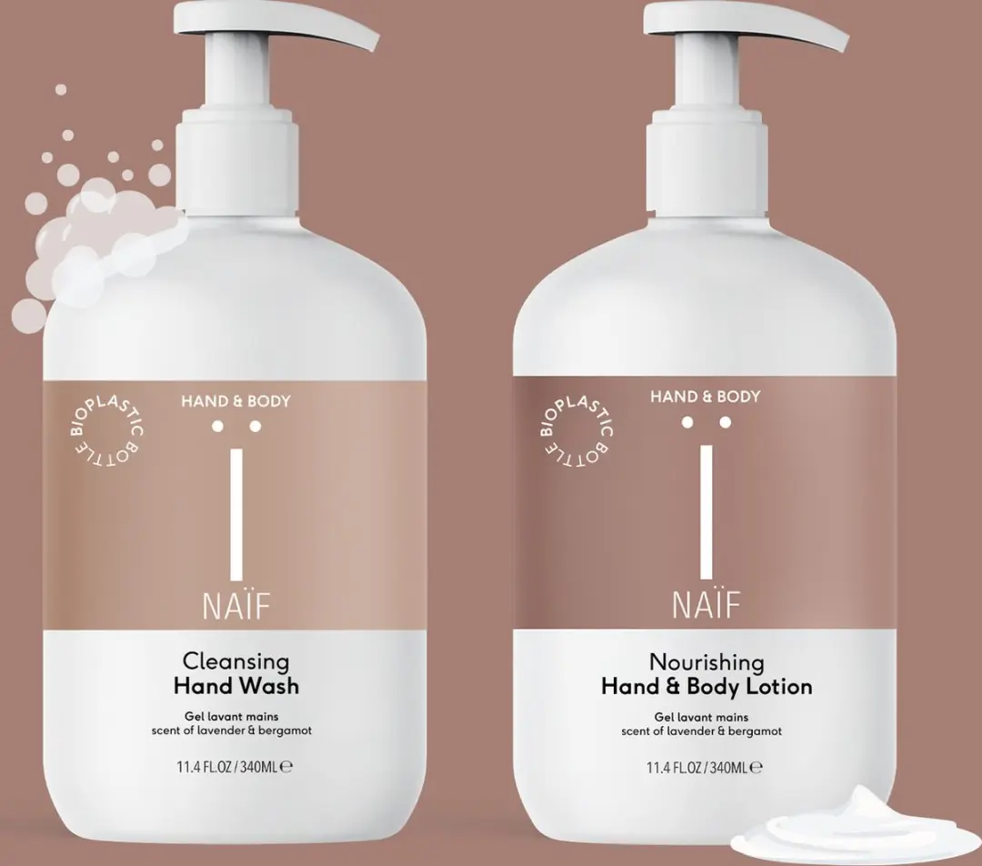 Naïf Handzeep & Bodylotion Voordeelset 2x340ml