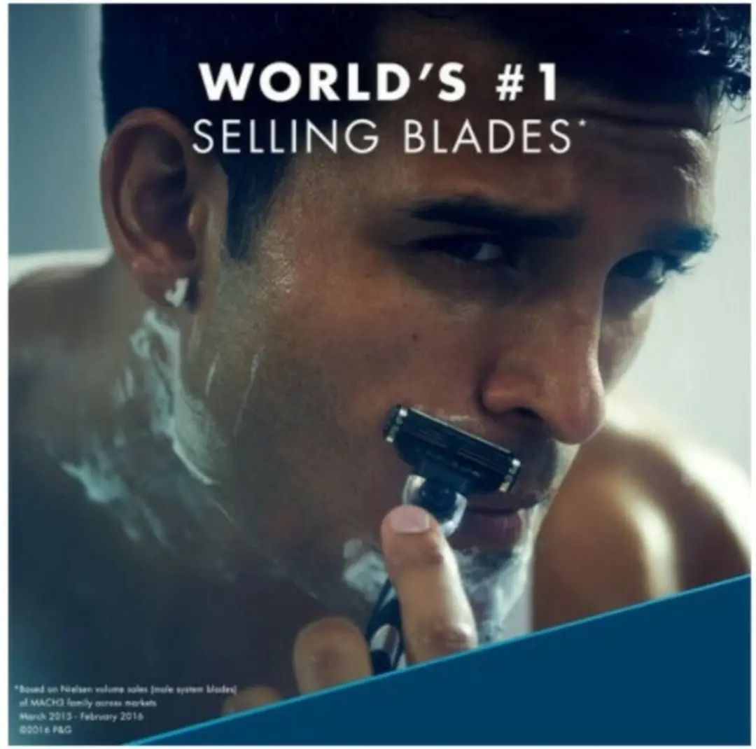 Gillette Mach3 Scheermesjes - 24 Stuks (8x3) - Blauw