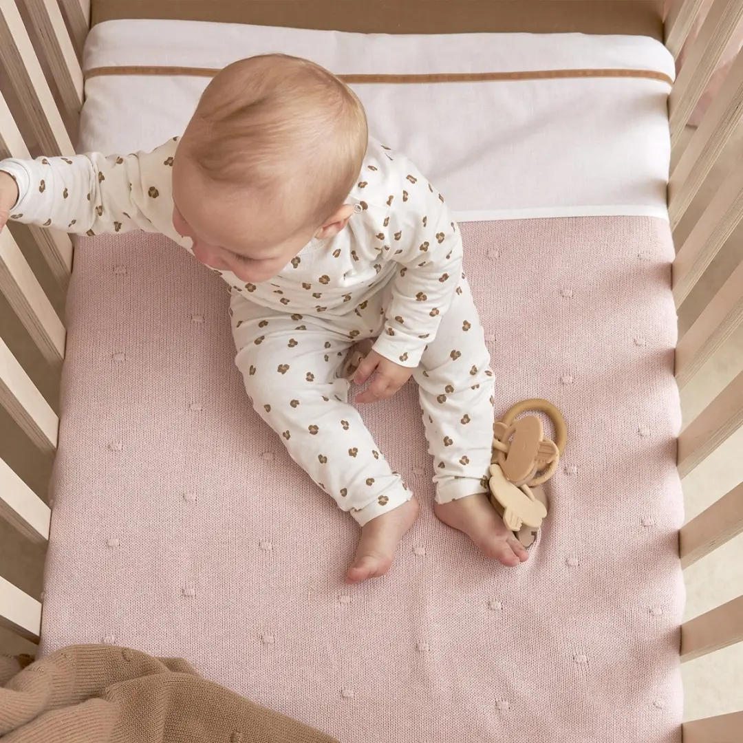 Meyco Baby Mini Wiegdeken Soft Pink 75x100cm - 1.0 TOG - afbeelding 6 van 6