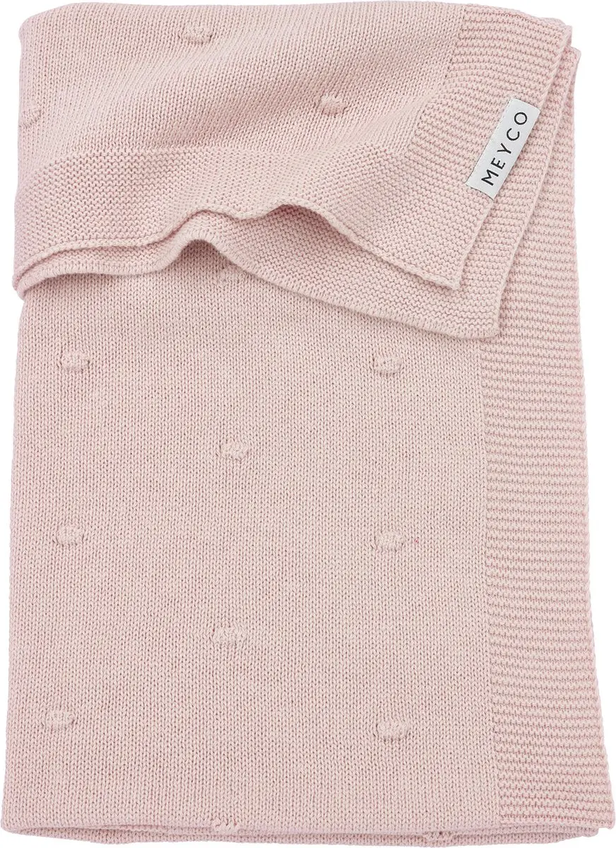 Meyco Baby Mini Wiegdeken Soft Pink 75x100cm - 1.0 TOG