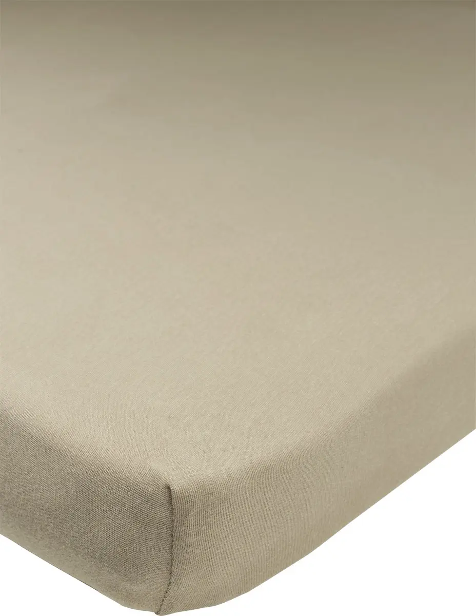 Meyco Baby Uni Hoeslaken Boxmatras 75x95cm - Taupe
