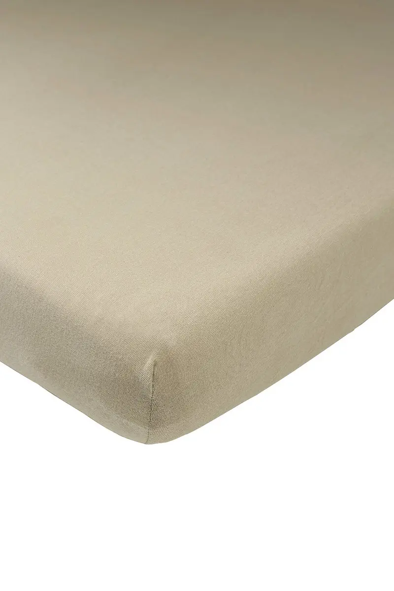 Meyco Baby Uni Hoeslaken Boxmatras 75x95cm - Taupe