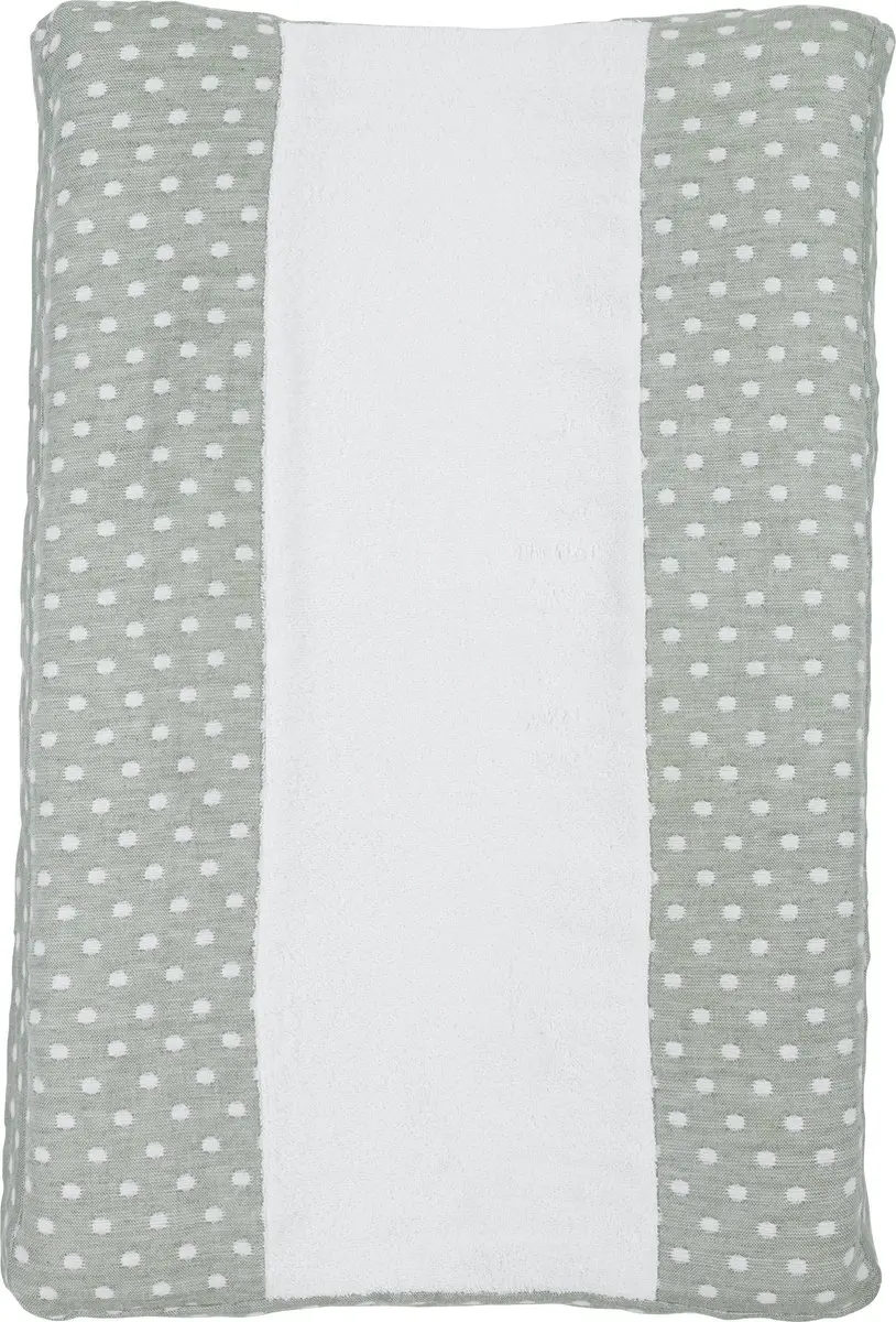 Meyco Baby Little Dots Aankleedkussenhoes 50x70cm - Forest Green