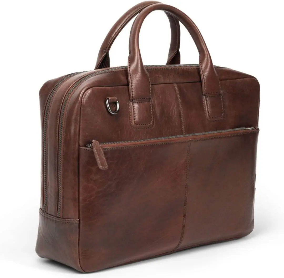 Plevier Flint Business Tas 16 inch - Bruin