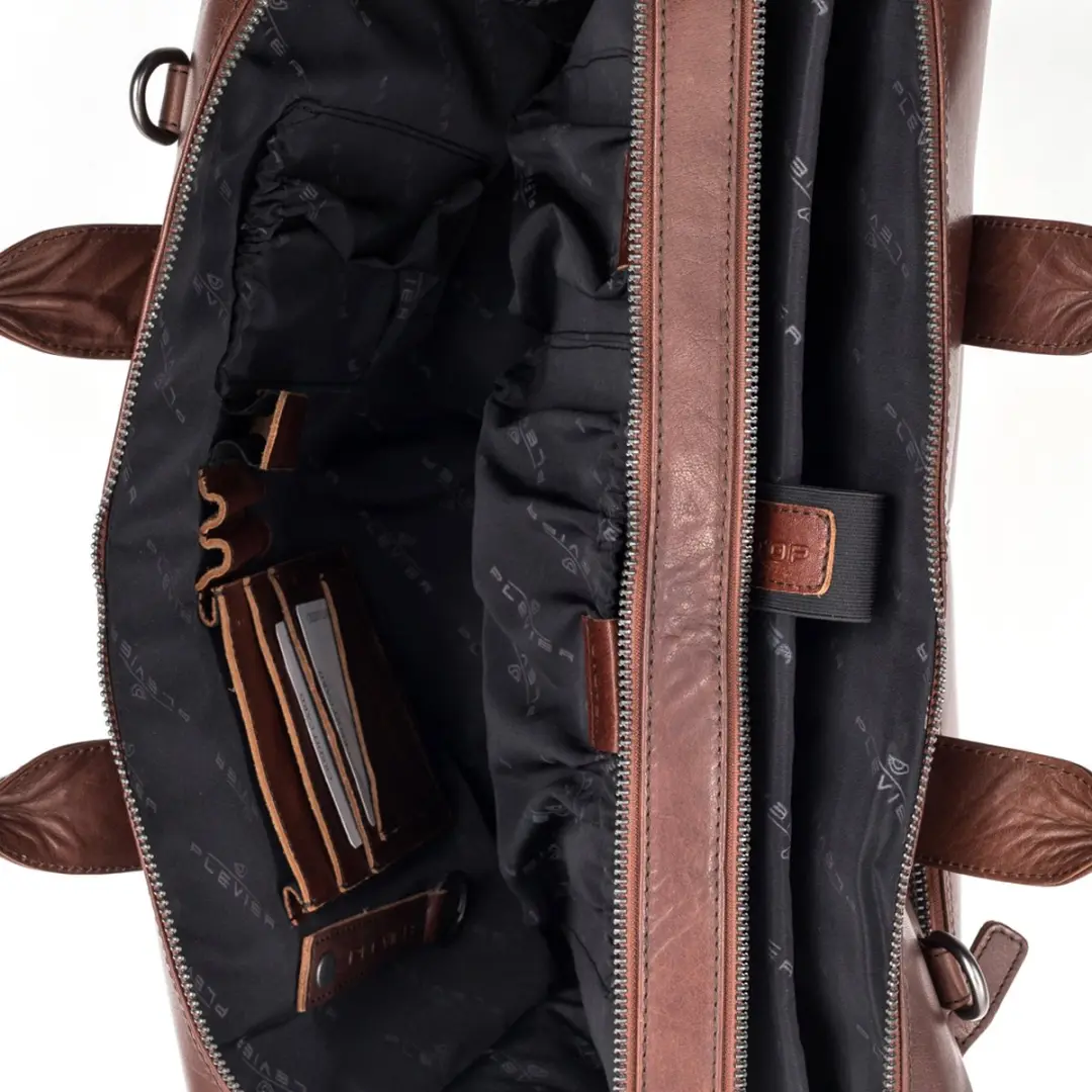 Plevier Flint Business Tas 16 inch - Bruin