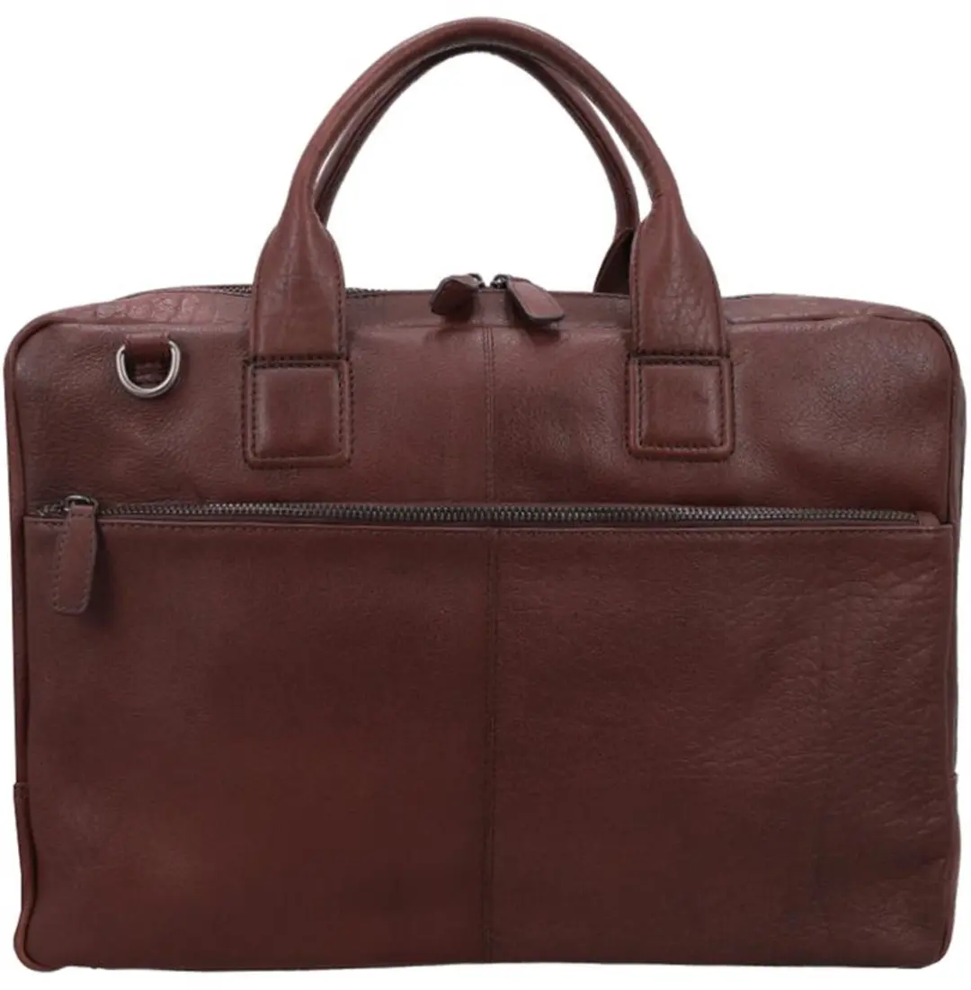 Plevier Flint Business Tas 16 inch - Bruin - afbeelding 6 van 6