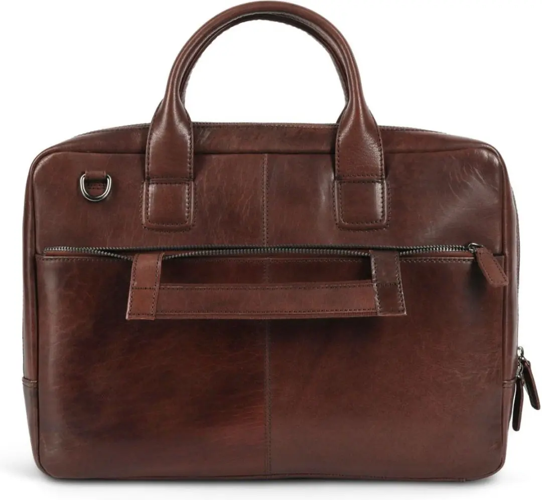 Plevier Flint Business Tas 16 inch - Bruin