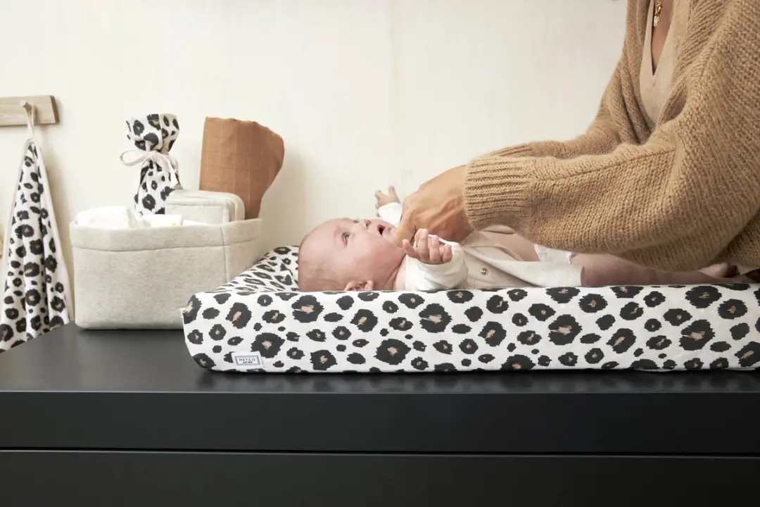 Meyco Baby Knit Basic Commodemandje - Sand Melange Small