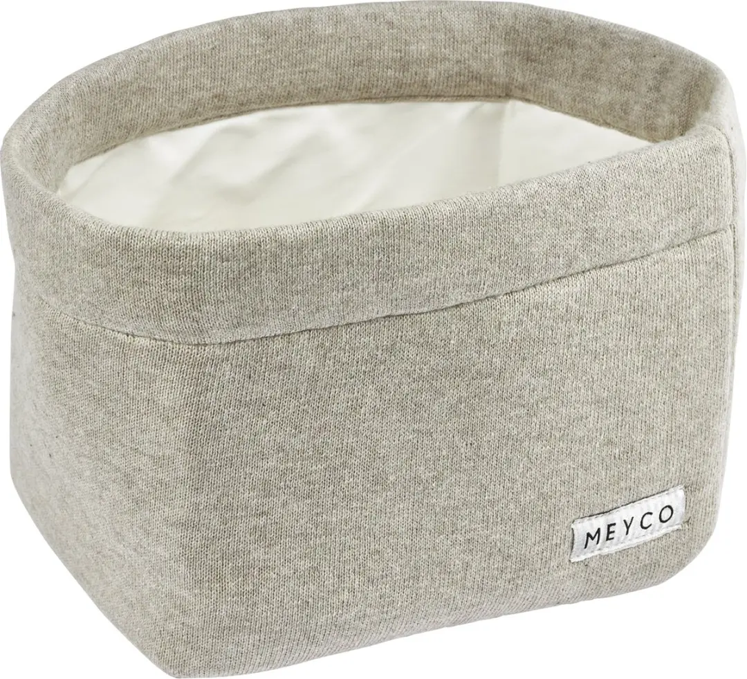 Meyco Baby Knit Basic Commodemandje - Sand Melange Small