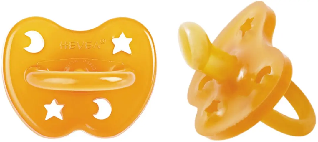 Hevea Two-Pack Orthodontic Teat Newborn 0+ - 2 Stuks