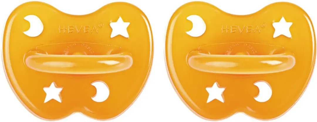 Hevea Two-Pack Orthodontic Teat Newborn 0+