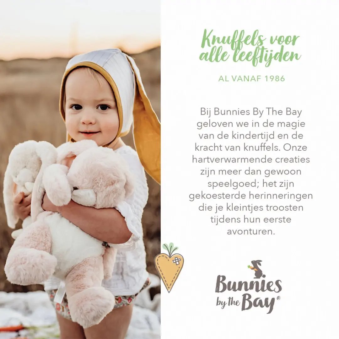 Bunnies By The Bay Knuffeldoekje Hond - Beige