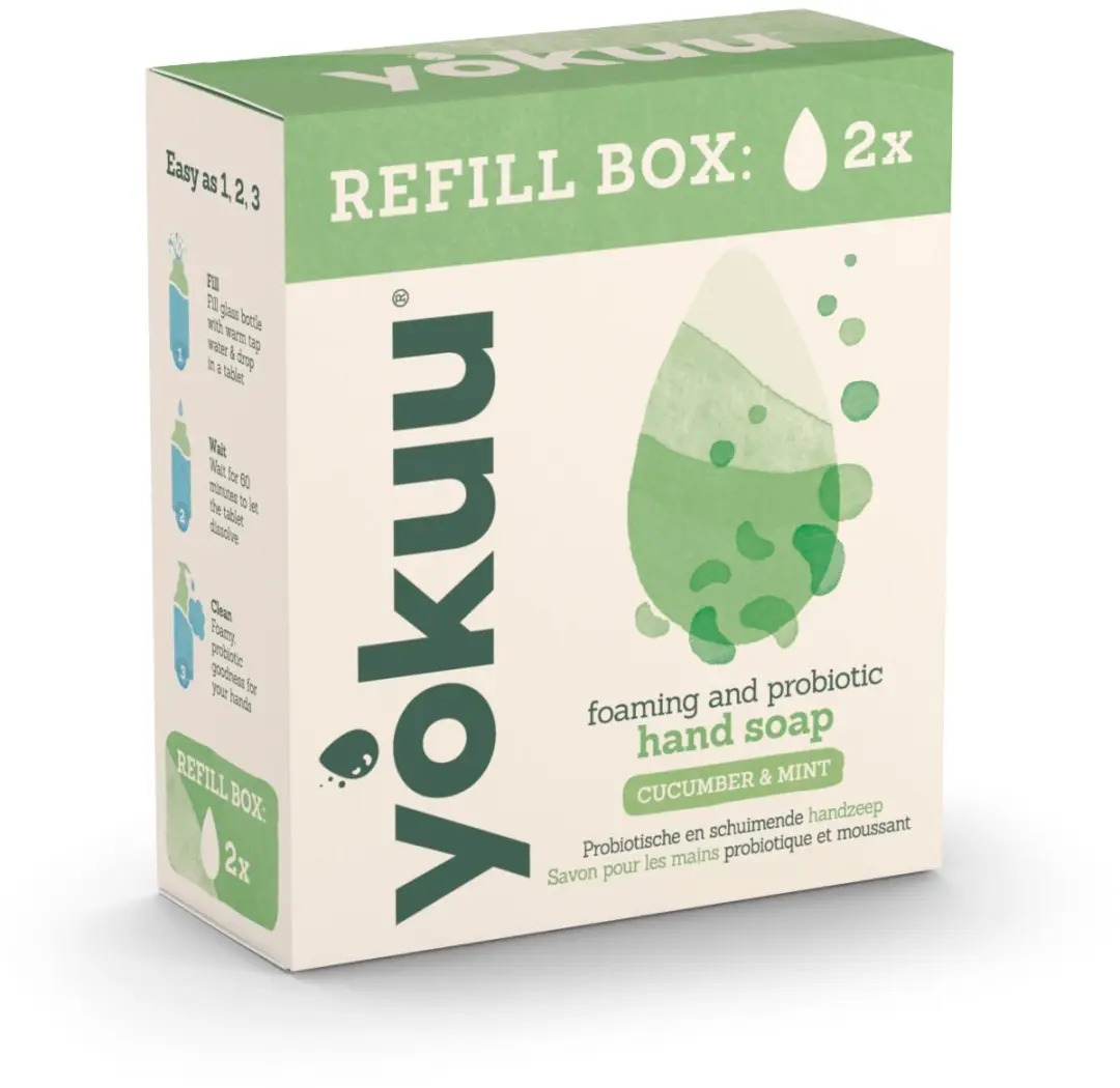 Yokuu Handzeep Komkommer & Munt Refill 2x300ml