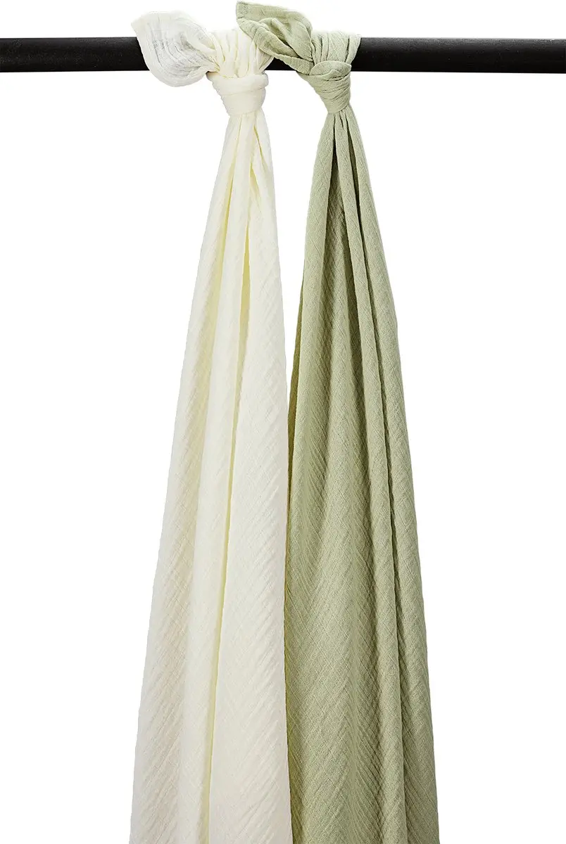 Meyco Baby Uni Swaddle 2-pack