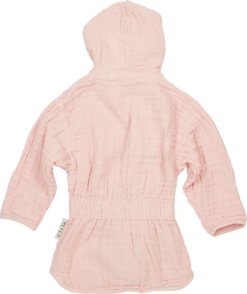 Meyco Baby Uni Badjas - Soft Pink - 86/92