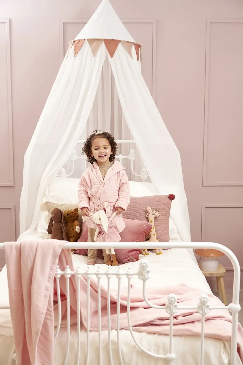 Meyco Baby Uni Badjas - Soft Pink - 86/92
